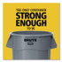 RUBBERMAID COMMERCIAL PROD. 1779699CT Brute Container, 10 gal, Plastic, Blue