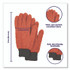 CHAGRINOVATIONS TidyUps TU68027 Microfiber Dusting Gloves, Coral with Black Cuffs, 4 Gloves
