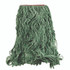 RUBBERMAID COMMERCIAL PROD. D213 GRE Super Stitch Blend Mop Heads, Cotton/Synthetic, Large, Green 6/Carton