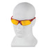 SMITH AND WESSON KleenGuard™ 21299 Equalizer Safety Glasses, Red Frames, Amber/Yellow Lens, 12/Box