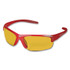 SMITH AND WESSON KleenGuard™ 21299 Equalizer Safety Glasses, Red Frames, Amber/Yellow Lens, 12/Box