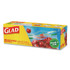 CLOROX SALES CO. Glad® 55052 Zipper Food Storage Plastic Bags, Quart Size, 7.75 x 7, Clear, 25 Bags/Box, 12 Boxes/Carton