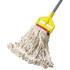 RUBBERMAID COMMERCIAL PROD. C153 WHI Swinger Loop Wet Mop Head, Large, Cotton/Synthetic, White, 6/Carton
