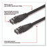 STAPLES BRANDS GROUP TECH ST62456 CAT6 Ethernet Cable, 14 ft, Black
