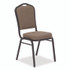 NATIONAL PUBLIC SEATING NPS® 9378BT2 9300 Series Deluxe Upholstered Stack Chair, Fabric, Supports 500 lb, 19" Seat Ht, Natural Taupe Seat/Back, Black Base, 2/Pack