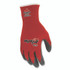 MCR SAFETY N9680M Ninja Flex Latex Coated Palm Gloves, EN388: 3131, 10" Long, Medium, Red/Gray, 12 Pairs