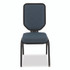 NATIONAL PUBLIC SEATING NPS® 9684BG2 Flex-Back Banquet Chair, Supports Up to 500 lbs, 18.6" Seat Height, Morticia Blue Lagoon Seat/Back, Black Base, 2/Pack