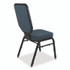 NATIONAL PUBLIC SEATING NPS® 9684BG2 Flex-Back Banquet Chair, Supports Up to 500 lbs, 18.6" Seat Height, Morticia Blue Lagoon Seat/Back, Black Base, 2/Pack