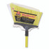NEXSTEP COMMERCIAL PRODUCTS 91355 MaxiSweep Angle Broom With Fiberglass Handle, 57" Overall Length, Yellow/Black