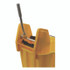 CFS BRANDS Carlisle 4690404 OmniFit Mop Bucket with Down Press Wringer, 35 qt, Yellow