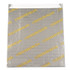 BAGCRAFT 300524 Foil/Paper/Honeycomb Insulated Bag, Cheeseburger Labeling, 6" x 0.75" x 6.5", Gray/Yellow, 1,000/Carton