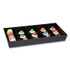EMS MIND READER LLC SNACKORGTBLK Anchor Collection 5-Compartment Snack Organizer, 12 x 24 x 3.25, Black