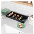 EMS MIND READER LLC SNACKORGTBLK Anchor Collection 5-Compartment Snack Organizer, 12 x 24 x 3.25, Black