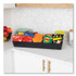 EMS MIND READER LLC SNACKORGTBLK Anchor Collection 5-Compartment Snack Organizer, 12 x 24 x 3.25, Black