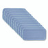 HOSPECO 2504SPHMFP11 Microworks Flat Microfiber Specialty Pad, 11 x 5, Blue, Dozen