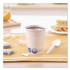 DART SOLO® 378RCPLANET Recycled Content PCF Paper Hot Cups, ProPlanet Seal, 8 oz, White/Blue, 1,000/Carton