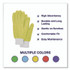 CHAGRINOVATIONS TidyUps TU05719 Microfiber Dusting Gloves, Yellow with White Cuffs, 2 Gloves