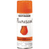 RUST-OLEUM CORPORATION 342568EA Specialty Fluorescent Spray Paint, Flat Fluorescent Orange, 11 oz Aerosol Can