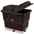 RUBBERMAID COMMERCIAL PROD. 4716 BLA Heavy-Duty Utility Truck, 119.7 gal, 1,000 lb Capacity, Metal/Plastic, Black