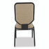 NATIONAL PUBLIC SEATING NPS® 9688BG2 Flex-Back Banquet Chair, Supports Up to 500 lbs, 18.6" Seat Height, Morticia Taupe Seat/Back, Black Base, 2/Pack