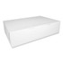 SOUTHERN CHAMPION TRAY SCT® 1085 White One-Piece Non-Window Bakery Boxes, 20.5 x 14.5 x 5, White, Paper, 50/Carton