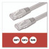 STAPLES BRANDS GROUP TECH ST62447 CAT6 Ethernet Cable, 50 ft, Gray