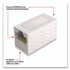 STAPLES BRANDS GROUP TECH ST62437 Ethernet Coupler, White