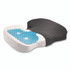 KENSINGTON 55807 Premium Cool-Gel Seat Cushion, 17.5 x 14.5 x 3.1, Black