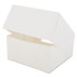 SOUTHERN CHAMPION TRAY SCT® 24053 White Window Bakery Boxes with Attached Flip Top, 4-Corner Beers Design, 8 x 8 x 4, White, Paper, 150/Carton