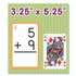 CARSON-DELLOSA EDUCATION 0769677118 Addition 0 to 12 Flash Cards, Grades 1 to 5, 3.25" x 5.25", Assorted Colors, 54 Cards