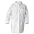 SMITH AND WESSON KleenGuard™ 10019 A20 Breathable Particle Protection Lab Coats, Snap Closure/Open Wrists/Pockets, Medium, White, 25/Carton