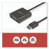 STAPLES BRANDS GROUP TECH ST62356 HDMI to VGA Audio/Video Adapter, 6", Black