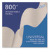 KIMBERLY-CLARK PROFESSIONAL Scott® 56758 Essential 100% Recycled Fiber Hard Roll Towel, 1-Ply, 8" x 800 ft, 1.5" Core, Brown, 6 Rolls/Carton