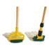 RUBBERMAID COMMERCIAL PROD. FGA25306OR00 Web Foot BLEND SHRINKLESS Mop Head, Cotton/Synthetic, Small, Orange, 6/Carton
