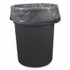 BOARDWALK 3858CL Low-Density Waste Can Liners, 60 gal, 0.9 mil, 38 x 58, Clear, Perforated Roll, 100/Carton