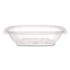 DART C32SB Square Plastic Bowls, 32 oz, 5 x 5 x 1.49, Clear, Plastic, 63 Bowls/Sleeve, 4 Sleeves/Carton