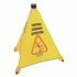 CFS BRANDS Carlisle 3694204 Pop-Up Caution Cone, 18 x 22.25 x 20, Yellow