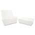 SOUTHERN CHAMPION TRAY SCT® 0743 ChampPak Carryout Boxes, #3, 7.75 x 5.5 x 2.5, White, Paper, 200/Carton