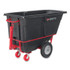 RUBBERMAID COMMERCIAL PROD. FG131641BLA 1 cu yd BRUTE Rotomolded Towable Tilt Truck, 2,100 lb Capacity, Black