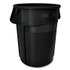 RUBBERMAID COMMERCIAL PROD. 17797393 Brute Container, 55 gal, Resin, Black, 3/Carton