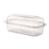 ECO-PRODUCTS,INC. EP-LC96 Renewable and Compostable Clear Clamshell Hinged Food Containers, 9 x 6 x 3, Plastic, 80/Pack, 3 Packs/Carton
