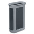 RUBBERMAID COMMERCIAL PROD. 2172851 ENHANCE Series Waste Receptacle, 13 gal, Metal, Pearl Gray/Umbra Gray