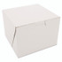 SOUTHERN CHAMPION TRAY SCT® 0902 White One-Piece Non-Window Bakery Boxes, 5.5 x 5.5 x 4, White, Paper, 250/Carton