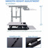 Rocelco, Inc Rocelco RVADRG Rocelco Desk Riser & Converter