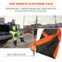 Tenacious Holdings, Inc Ergodyne 25636 Ergodyne 8928 Hi-Vis Insulated Rain Bibs