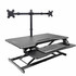 Rocelco, Inc Rocelco REDR2BDM2 Rocelco Electric Desk Riser & Dual Monitor Mount