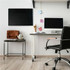 Floortex FCVGM1723BG Floortex Viztex&reg; Glacier Black Multi-Purpose Grid Glass Dry-Erase Board 17" x 23"