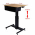 Rocelco, Inc Rocelco RMSD28BB Rocelco Sit-to-Stand School Desk
