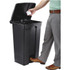 Safco Products Safco 9923BL Safco Plastic Step-on Waste Receptacle