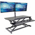 Rocelco, Inc Rocelco RVADRBDM2 Rocelco Desk Riser & Dual-Monitor Mount
